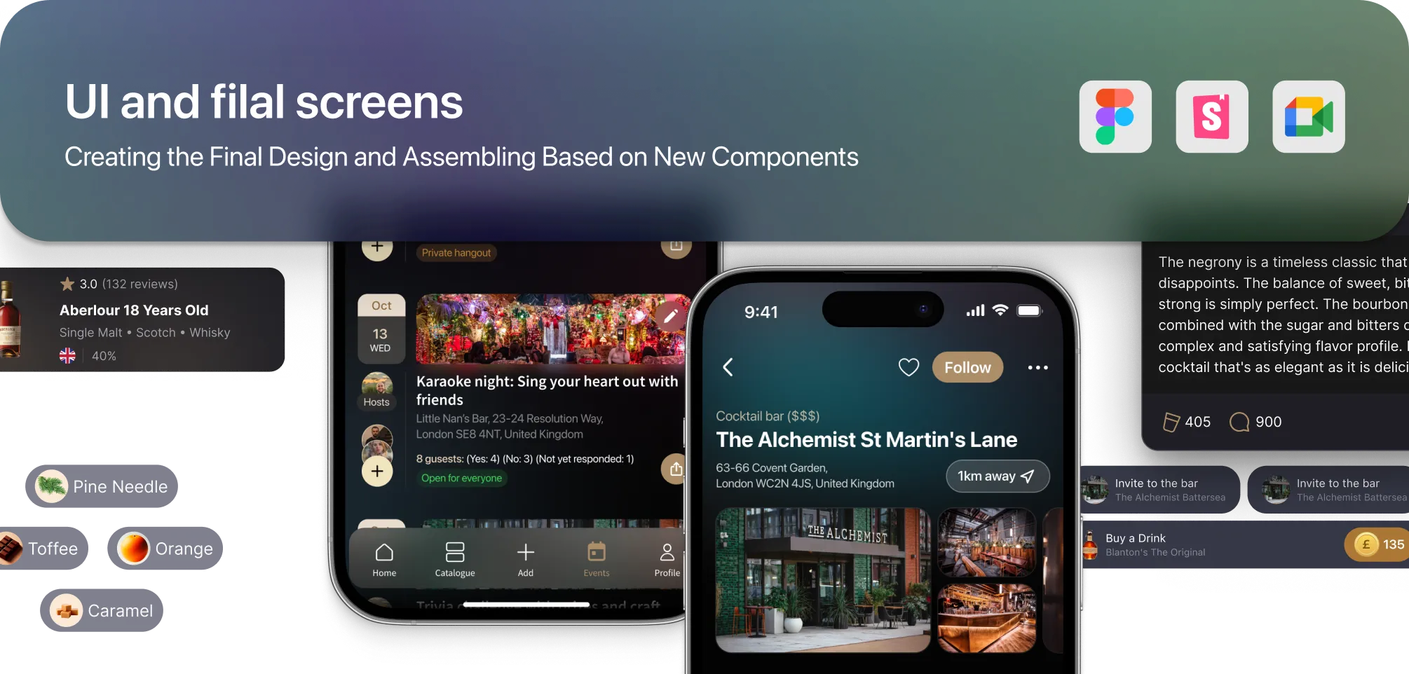 Final UI overview